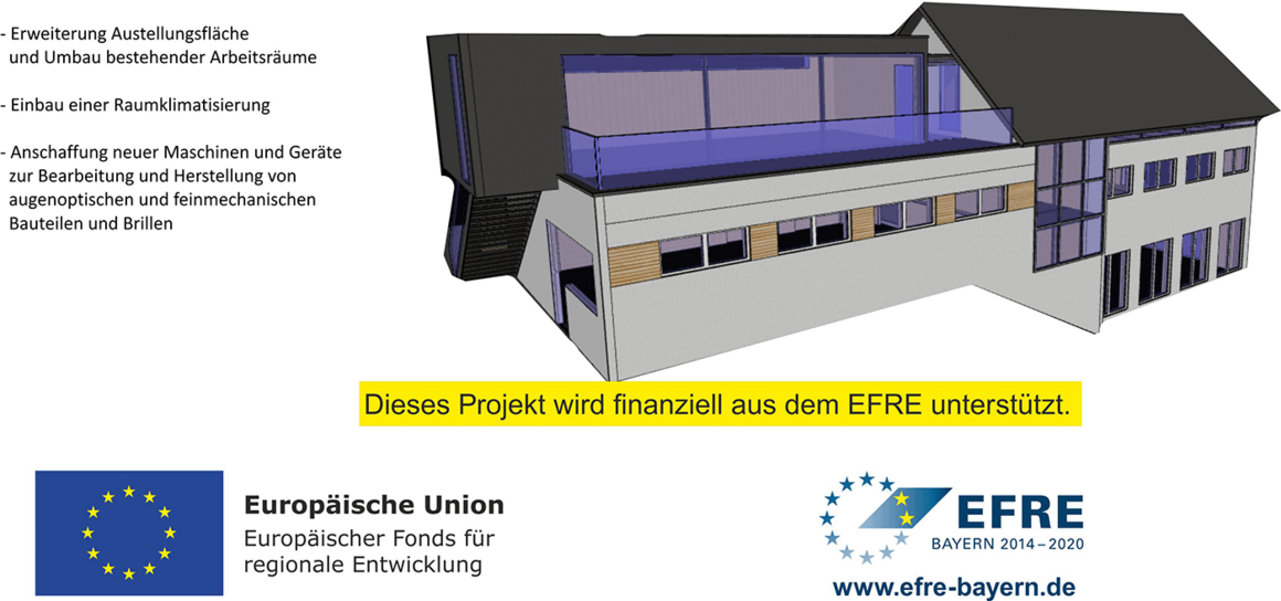 Hinweis Förderprojekt der EFRE und EU